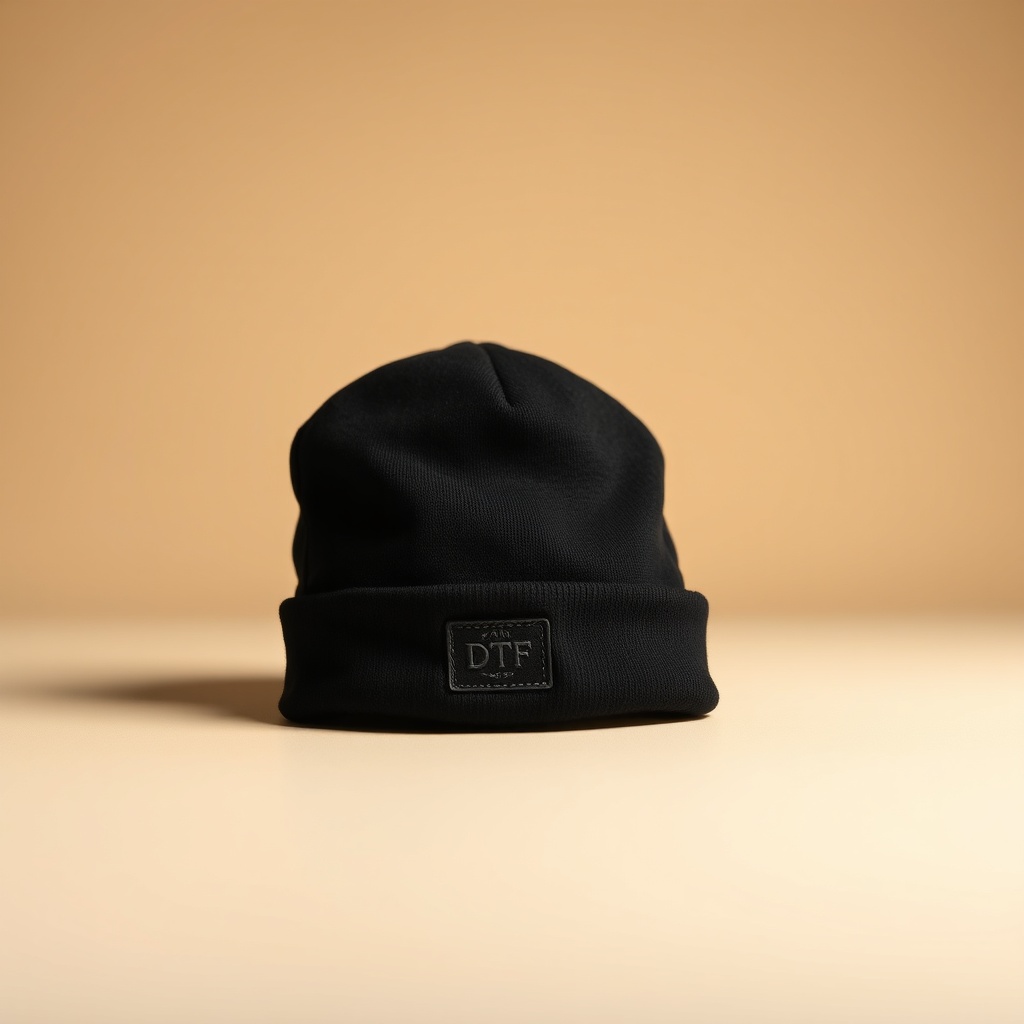 Fauxbroidery-style raised DTF transfer for hat crown