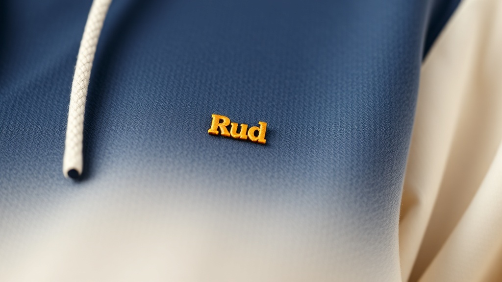 Pullover hoodie laid flat with embroidered left chest logo visible on the fleece fabric